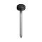 Model T Ford Upholstery Button - Black - Vinyl Covered Replacement Type - Prong Type