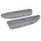 CA 2005-2013 Chevrolet Corvette Leather Armrest Pads with C6 Logo