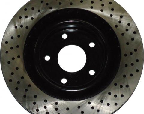 Corvette Front Drilled Rotor, Z51, 2005-2013