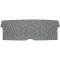 Firebird Rear Seat To Trunk Divider Hardboard, With Jute Backing, 1967-1969