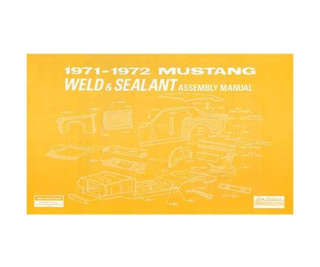 Ford Mustang Weld and Sealant Assembly Manual - 92 Pages