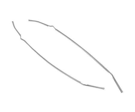 Ford Mustang Door Edge Guards - Stainless Steel
