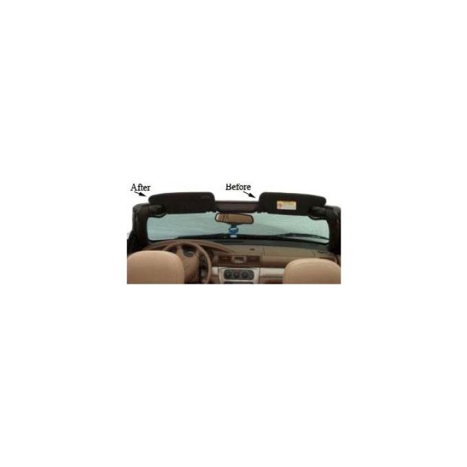 Corvette Sunvisor Label Covers, 1997-2004