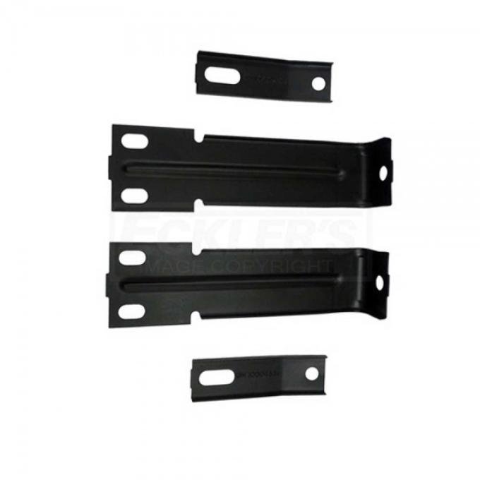 Firebird Radiator Support To Bumper Support Brackets, Upper And Lower, 1979-1981