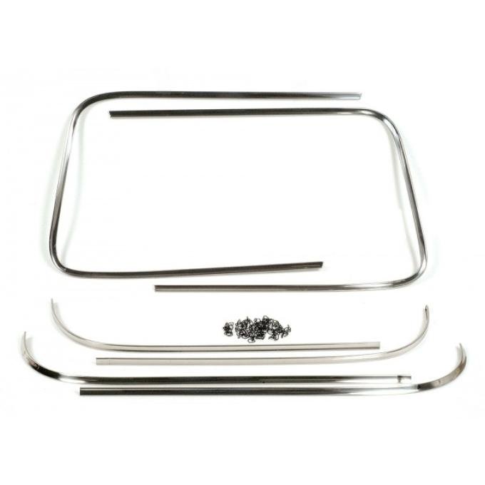 Chevy Truck Cab & Window Molding Kit, For Deluxe Cab, 1955-1959