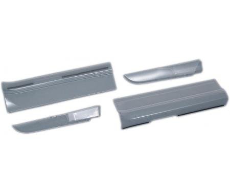 Corvette Door Panel & Sill Protector Kit, Clear, Sill Ease, 2005-2013
