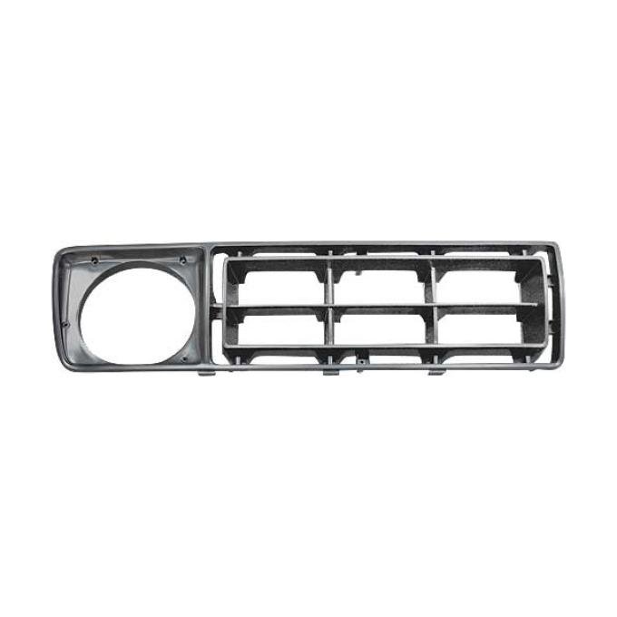 Ford Pickup Truck Grille Shell Insert - Left Side - Gloss Black - F100 Thru F350