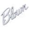 Full Size Chevy Blown Script Emblem, Chrome, 1958-1984