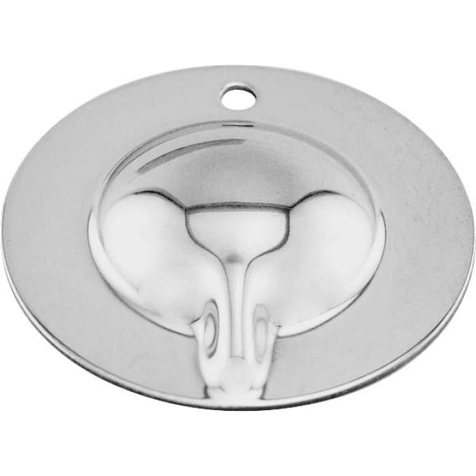 Model A Ford Crank Hole Cover - Stainless Steel