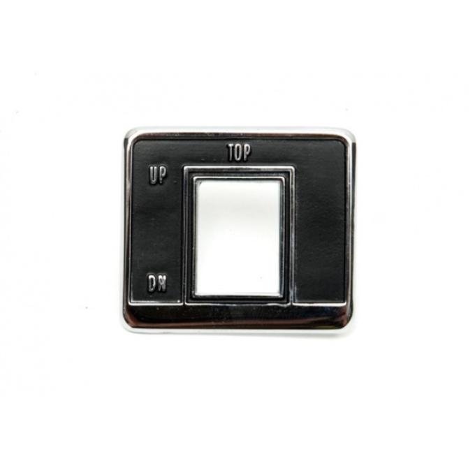 Camaro Convertible Power Top Switch Bezel, 1969