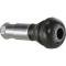 Corvette Universal Valve Stem, Rubber With Chrome Sleeve & Cap