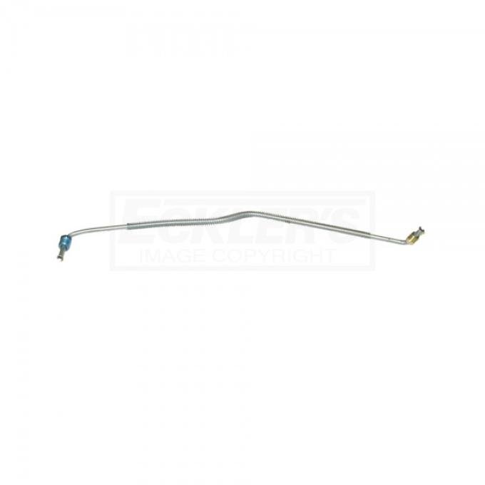 Corvette Rear Master Cylinder Brake Lines, Non-Power Brakes, Stainless Steel, 1974-1982