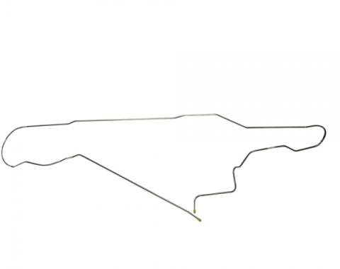 El Camino Fuel Return Line, One Piece 1/4 Inch, Stainless Steel, 1973-1977