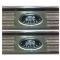 Camaro Door Sill Plates, With Fisher Emblem, 1967-1969