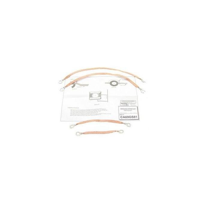 Camaro Ground Strap Set, Engine Compartment, 1969