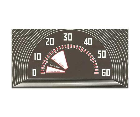 Speedometer Face Decal - Ford 1-1/2 Ton Truck