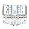 Full Size Chevy Engine Gasket Set, 348ci & 409ci, 1958-1964