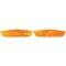 Full Size Chevy Parking Light Lenses, Amber, 1962