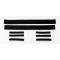 Chevy Truck Hood Brace Pad Set, 1967-1972