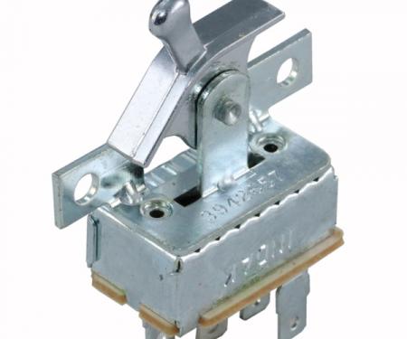 Corvette Heater Blower Motor Fan Speed Switch, without Air Conditioning, 1968-1976