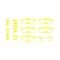 Ford Thunderbird Paint OK Decal Set -12 Volt, 3-23-56