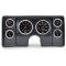 El Camino Instrument Cluster Panel, Carbon Fiber Finish, With Sport Comp Gauges, 1982-1987