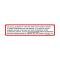 Ford Thunderbird Glove Box Door Decal, Tonneau Cover Warning, Sports Roadster, 1962-64