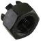 Main Bearing Cap Bolt Nut - Castle Nut - Black Oxide - 1/2-20 - 4 Cylinder Ford Model B & Ford Flathead V8 Except 60 HP