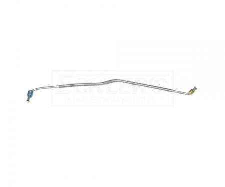 Corvette Rear Master Cylinder Brake Lines, Non-Power Brakes, Stainless Steel, 1974-1982