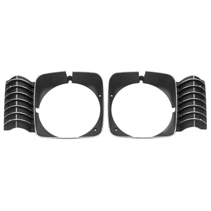 Nova Headlight Bezels, 1969-1972