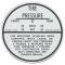 Full Size Chevy Tire Pressure Decal, 1964-1965