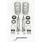 Chevy Front Coil-Over Shock Conversion Kit, Small Block, QA1, 1955-1957
