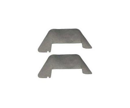 Chevy Control Arm Dust Shields, 1955-1956