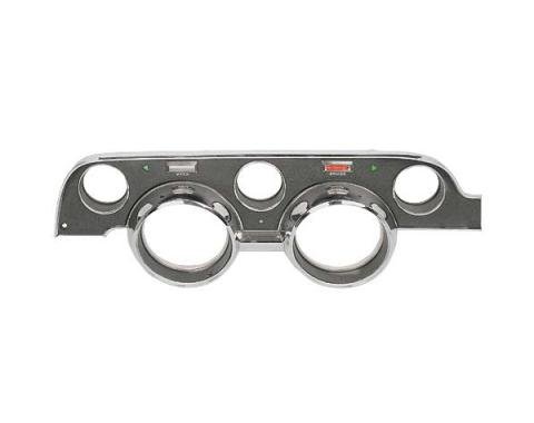 Ford Mustang Instrument Bezel - Black Plastic Camera Case Finish And Chrome