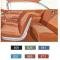 Full Size Chevy Preassembled Door Panel & Quarter Trim Panel Interior Kit Service, 2-Door Hardtop, Impala, 1960