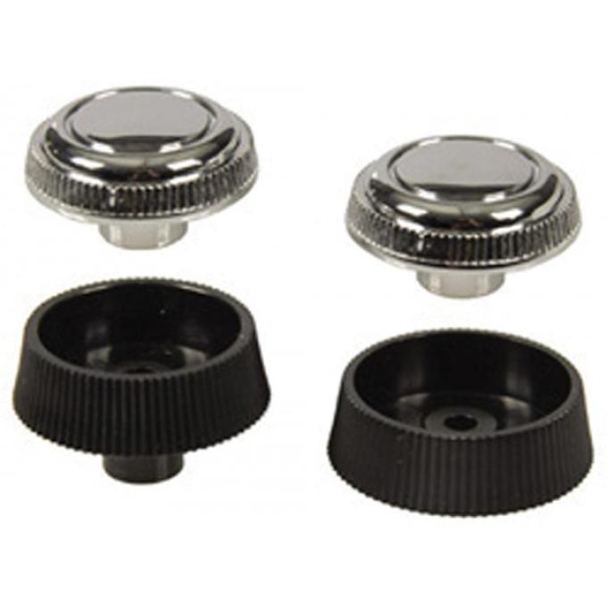 Camaro Radio Knob Set, For Cars With Mono Radio, 1967-1968