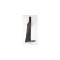 Chevy Used 2 & 4-Door Hardtop, Nomad Left Vertical Inner Windshield Garnish Molding, 1955-1957