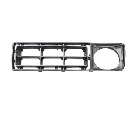 Ford Pickup Truck Grille Shell Insert - Right Side - Gloss Black - F100 Thru F350