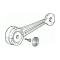 Window Crank Handle - Chrome - Does Not Include Knob