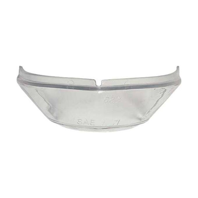 Ford Pickup Truck License Plate Light Lens Glass - Fits Into Shield - Badge Type Tail Light Bucket - F100