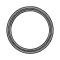 Trunk Handle To Lid Rubber Seal - Ford