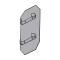 Model A Ford Battery Cover Plate - 5-1/4 Wide - Steel - March 1930-1931