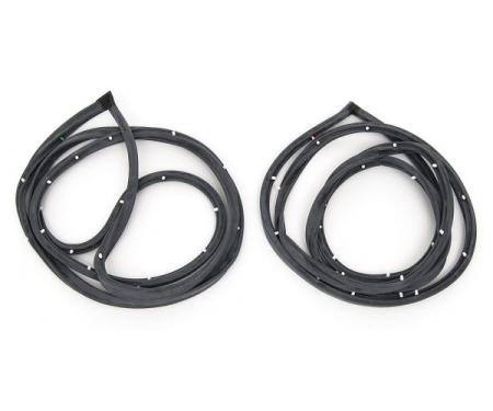 Full Size Chevy Door Weatherstrip, Door, 4-Door Wagon, 1965-1966