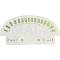 Ford Thunderbird Speedometer Face Plate, With Recessed Numbers, 1955-56