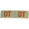 El Camino Front Disc Brake Backing Shield Decal, DT, 1970