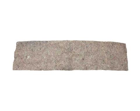 Rear Window Package Tray Insulation - Sedan