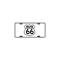 License Plate, Route 66