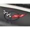 CA 1997-2004 Chevrolet Corvette Leather Armrest Pads with C5 Logo