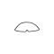 Corvette Weatherstrip, Convertible Top Rear Bow, Import, 1986-1996
