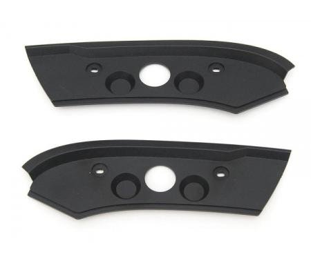 Corvette Roof Latch Trim Plate, Coupe, Late 1986-1988
